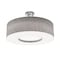 Afx Montclair 24in. Medium Base Flush Mount, Grey Finish MCF2432MB-GY - alternate 1
